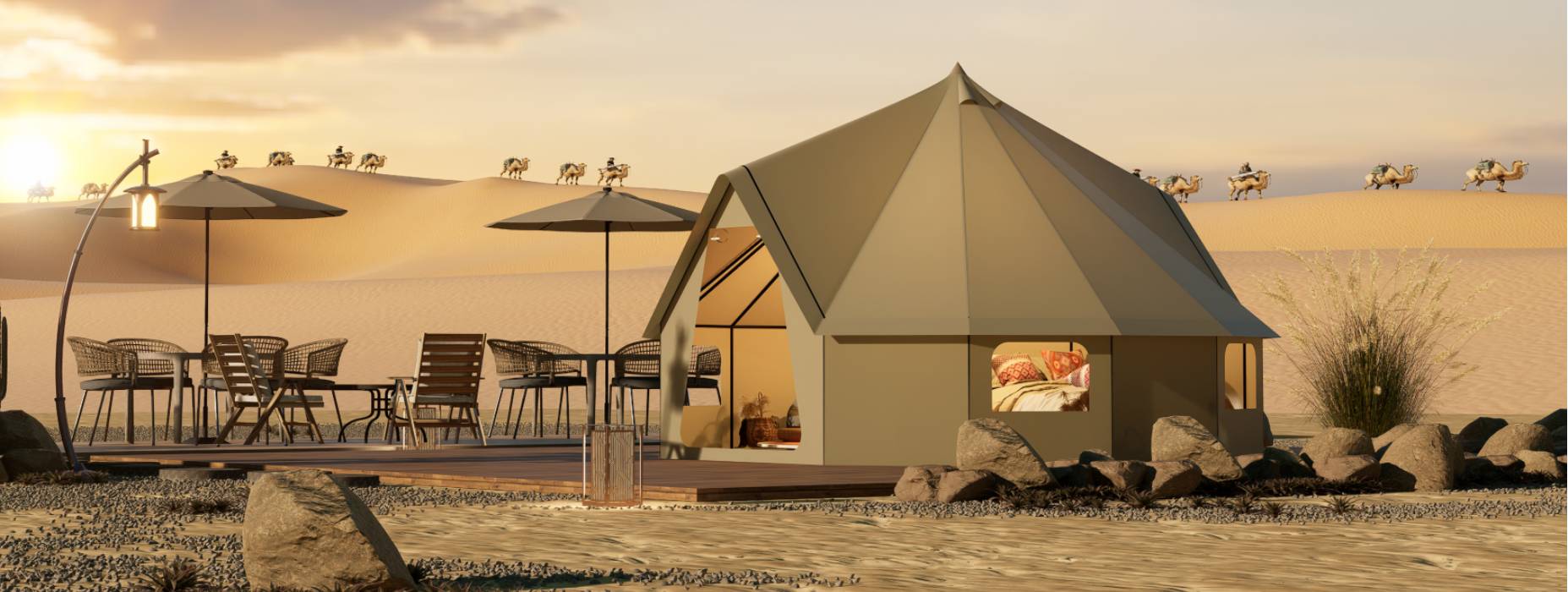 古田县露营酒店帐篷产品